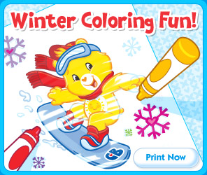 Care Bears - Winter Activity