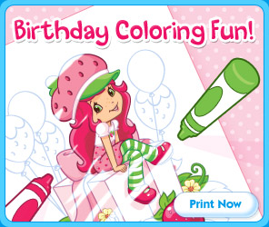 Strawberry Shortcake - Coloring Fun