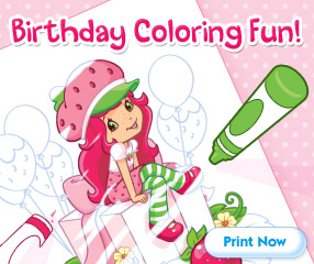 Strawberry Shortcake - Coloring Fun